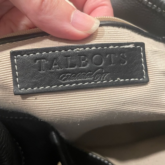 Talbots Gorgeous Leather Bag, no corner wear no stains - Picture 8 of 12